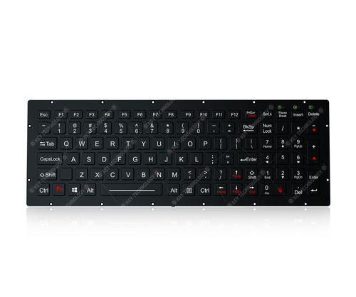 Teclado empotrable - K-TEK-M334KP-FN-BL-AC-DWP - Key Technology China Limited - de tecla mecánica / 101 teclas / con tecla Fn