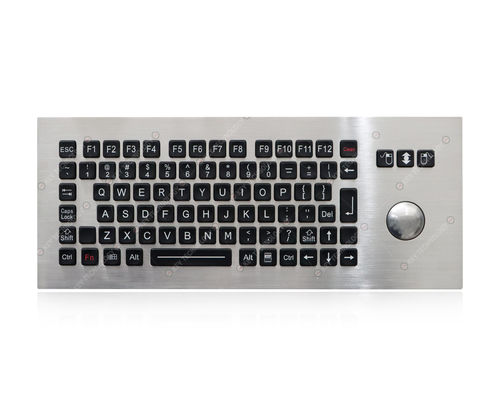 Teclado empotrable - K-TEK-M361-OTB-FN-DWP - Key Technology China Limited - de tecla mecánica / con ratón integrado de 3 teclas / con tecla Fn