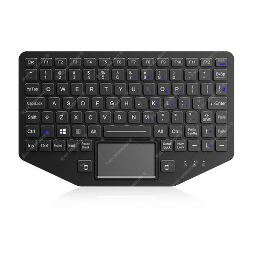 Teclado empotrable - K-TEK-M275TP-FN-BL-FC-KC-ML - Key Technology China Limited - de tecla mecánica / con tecla Fn / con ratón integrado de 2 teclas