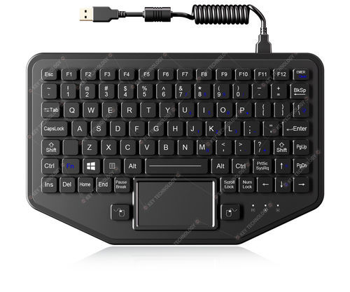 Teclado de mesa - K-TEK-M275TP-FN-BL-FC-KC-FDT - Key Technology China Limited - de tecla mecánica / con ratón integrado de 2 teclas / con tecla Fn