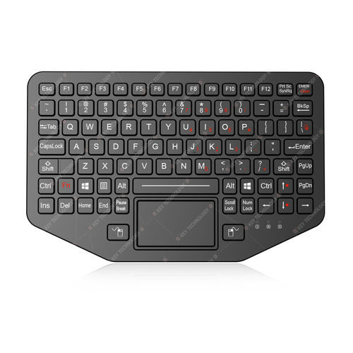 Teclado empotrable - K-TEK-M284TP-FN-BL-ML - Key Technology China Limited - de tecla mecánica / con tecla Fn / con ratón integrado de 2 teclas