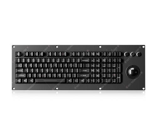 Teclado empotrable - K-TEK-M503-38-MTB-AVR-KP-FN-MA-BL-151B-BT - Key Technology China Limited - de tecla mecánica / con ratón integrado de 3 teclas / 107 teclas