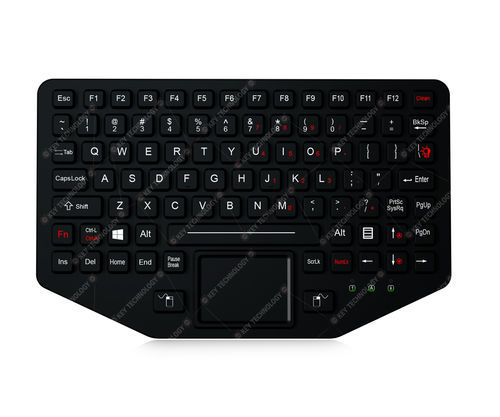 Teclado empotrable - K-TEK-M275TP-FN-BL-NV-EMC-151B-V01 - Key Technology China Limited - de tecla mecánica / con ratón integrado de 2 teclas / 89 teclas
