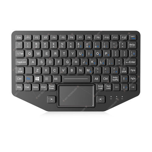 Teclado empotrable - K-TEK-M275TP-FN-BL-KC-ANA-151B-AL - Key Technology China Limited - contacto carbono / con ratón integrado de 2 teclas / con tecla Fn