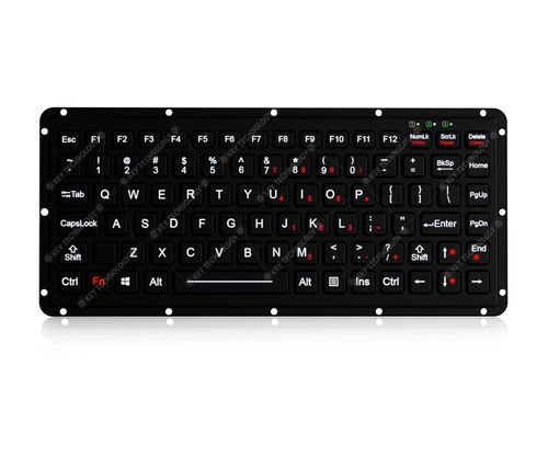 Teclado empotrable - K-TEK-M270-FN-BL-NV-151B - Key Technology China Limited - de tecla mecánica / con tecla Fn / 87 teclas