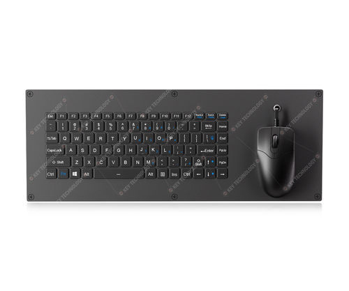 Teclado empotrable - K-TEK-V455-FN-BL-FC-SC-ANA-151B-M58-OMS - Key Technology China Limited - con interruptores de tijera / 86 teclas / con ratón