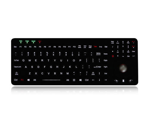 Teclado empotrable - K-TEK-M366-OTB-KP-FN-BL-OEM - Key Technology China Limited - de tecla mecánica / con tecla Fn / con ratón integrado de 3 teclas