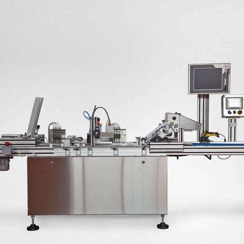 Máquina de etiquetado automática - SYSTEM 9 PHARMA - Etipack - de cartón / para cajas / para la industria farmacéutica