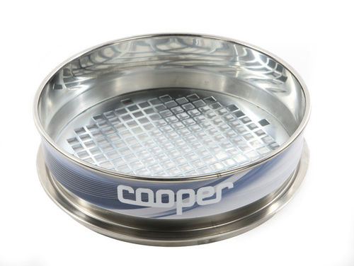 Tamiz de prueba - Cooper Research Technology - de chapa perforada / de acero inoxidable