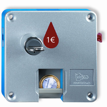 Cerradura a monedas - Elegance Q - KEYA - de leva