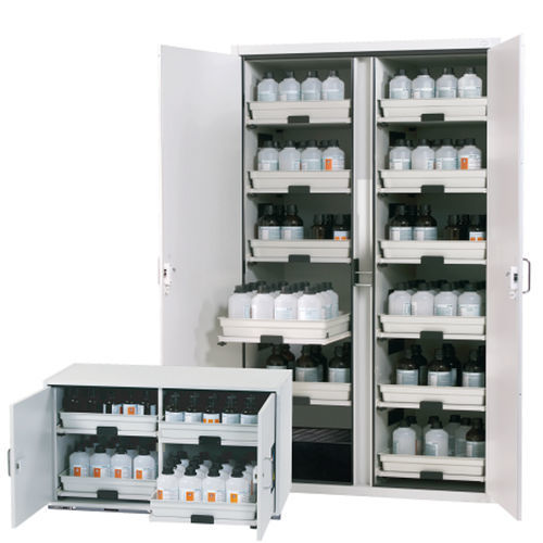 Armario de almacenamiento - SL series - asecos GmbH - de seguridad / de suelo / con puertas de cristal