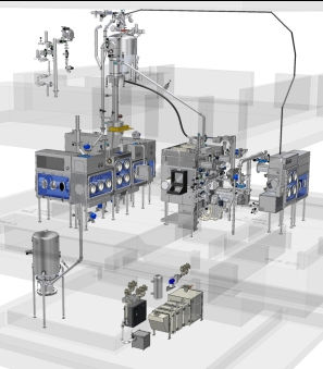 Sistema de transferencia para polvo - Sterile Powder Handling - Dec Group - para aplicaciones estériles