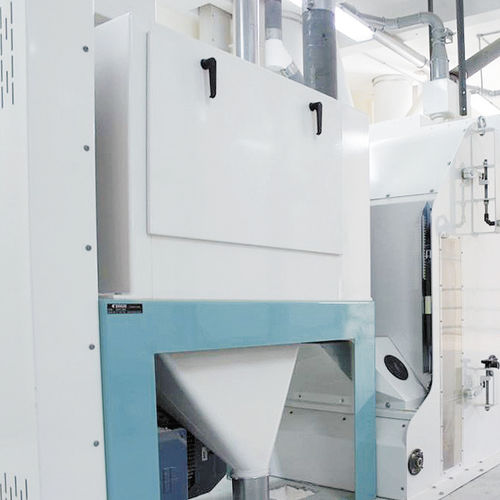Máquina de limpieza por rotación y agitación - MHXS - Bühler Group - para la industria agroalimentaria / carusel / compacta