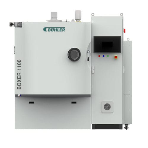 Máquina de recubrimiento al vacío antirreflejo - BOXER series - Bühler Group - reflectante / para la fabricación de lentes RX
