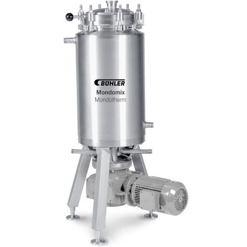 Intercambiador de calor de superficie rasqueteada - Mondomix - Bühler Group - líquido-líquido / de acero inoxidable / sanitario