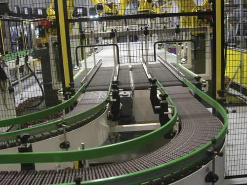 Cadena para transporte de acero inoxidable - 882 series  - Cagrı Industry Inc.- Alhan - de charnela / para la industria de las bebidas / para la industria agroalimentaria