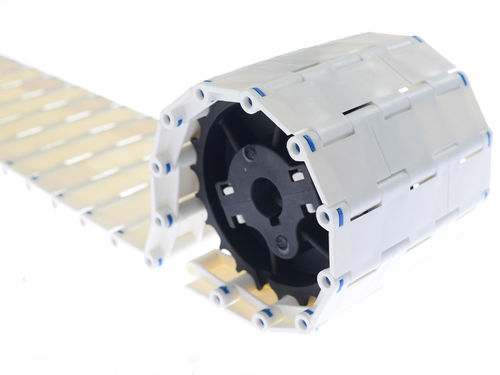 Cinta transportadora modular - 845 series  - Cagrı Industry Inc.- Alhan - de plástico / de POM / de polipropileno
