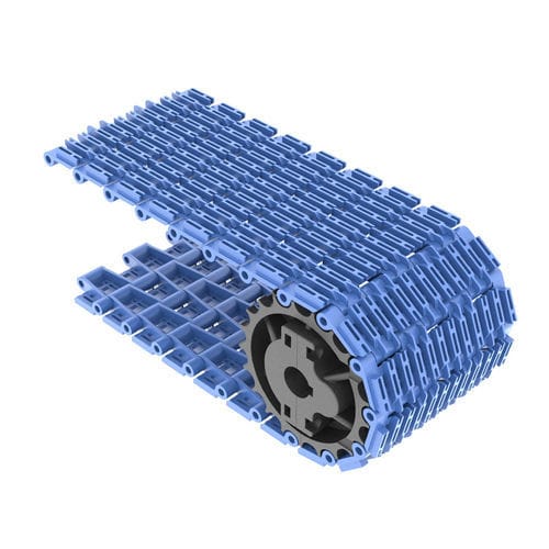 Cinta transportadora lisa - 831 - Cagrı Industry Inc.- Alhan - modular / enrejada / de plástico