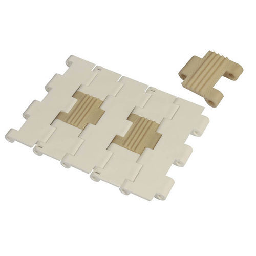 Cinta transportadora lisa - 833 series  - Cagrı Industry Inc.- Alhan - modular / de POM / de polipropileno