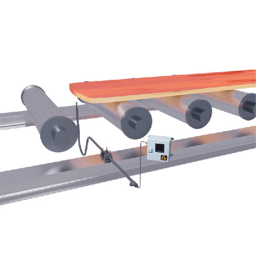 Detector de producto caliente para montaje bajo mesa de rodillos - IRIS Z6500 - DELTA - de fibra óptica
