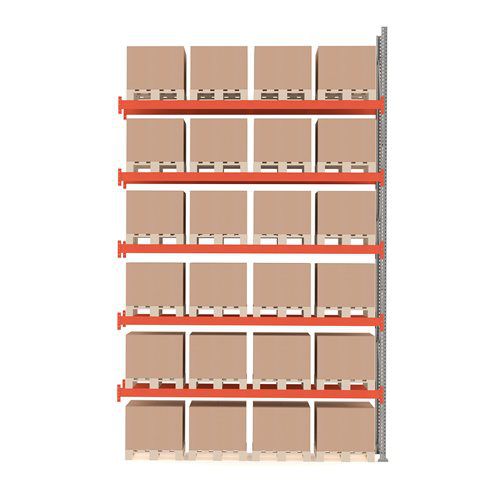 Sistema de estanterías para depósito de almacenamiento - 23744 - AJ Produkter - de manipulación / ajustable / con paleta