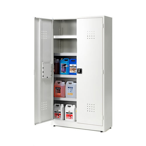 Armario de almacenamiento - 26640 - AJ Produkter - de suelo / con estantes / con puertas dobles