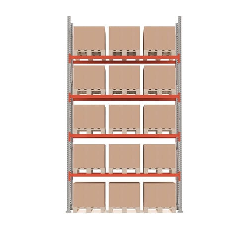 Sistema de estanterías para depósito de almacenamiento - 23715 - AJ Produkter - de manipulación / ajustable / con paleta