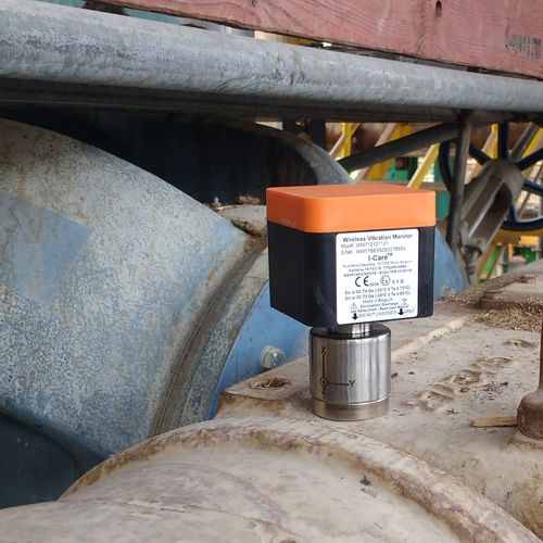 Sensor de vibración electrónico - I-CARE - Triax-care, Wi-care 130 - I-care Group - para vigilancia de máquinaria / para supervisión de proceso / con medidor de temperatura