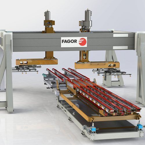 Apiladora apilador - Fagor Arrasate S.Coop. - para transporte / de posicionamiento / para piezas