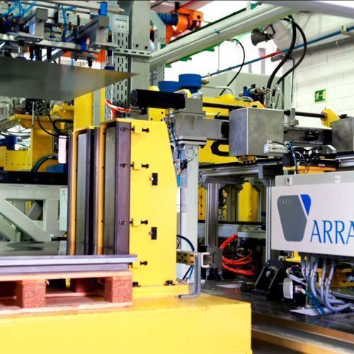 Línea de producción de paneles - Fagor Arrasate S.Coop. - de perfil / de chapa / automática