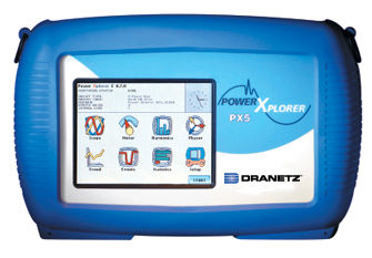 Analizador de vigilancia - Power Xplorer PX5 - Dranetz - de red eléctrica / de potencia / portátil