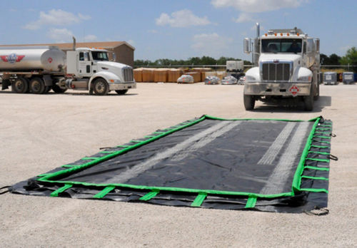 Barrera antifugas flexible - Rapid Rise Spill - Safe Rack - resistente al paso de vehículos