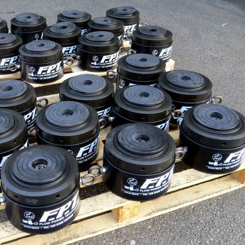 Cilindro hidráulico - CRMA GS - FPT Fluid Power Technology - con retorno por muelle / de aluminio / plano
