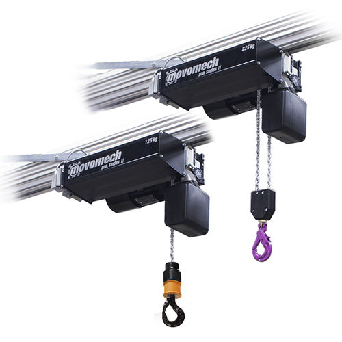 Polipasto de cadena eléctrico - Mechchain Pro II™ series - Movomech - de altura perdida / monorriel