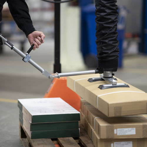 Tubo elevador para cajas de cartón - Easyhand M™ series - Movomech - para chapas / para placa de vídrio / para placas de plástico
