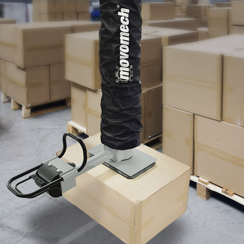 Tubo elevador para cajas de cartón - Vacuhand Pro™ series - Movomech - para barril / para bobinas / para piedra