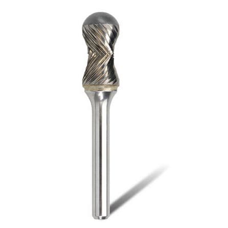 Fresa frontal hemisférica - 6400-37108 - Bordo Industrial Pty ltd - monobloque / de desbarbado / de carburo de tungsteno