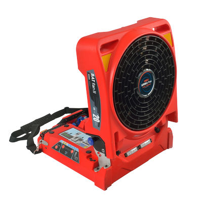 Ventilador de pie - BATFAN 2 - LEADER - móvil / helicoidal / de extracción