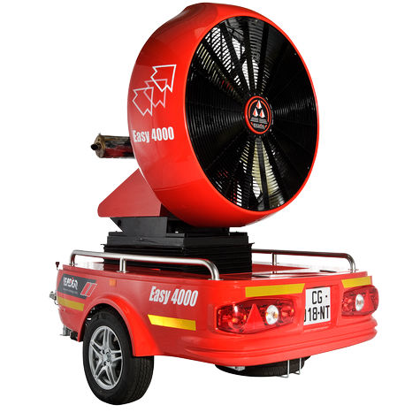 Ventilador de pie - EASY 4000 - LEADER - móvil / helicoidal / de refrigeración