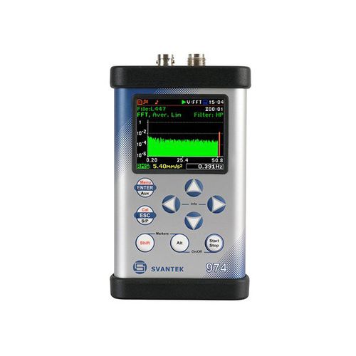 Analizador de vibraciones para vigilancia de máquina - SVAN 974 - SVANTEK Sp. z o.o. - para mediciones ambientales / portátil / con registrador de datos