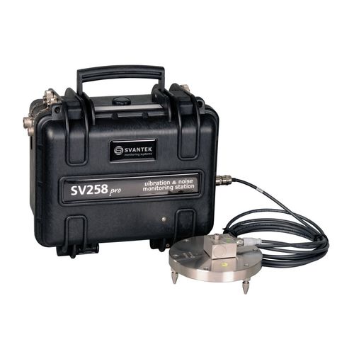Estación de monitoreo de ruido - SV 258 PRO - SVANTEK Sp. z o.o. - de vibración / con batería