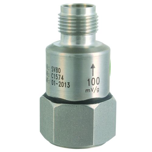 Acelerómetro 1 eje - SV 80  - SVANTEK Sp. z o.o. - de cizallamiento / reforzado / industrial