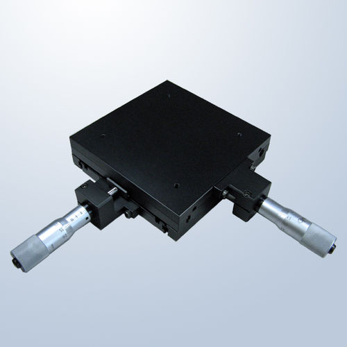 Platina de posicionamiento XY - 100-MS50-AN - OPTO - manual / 2 ejes / con micrómetros