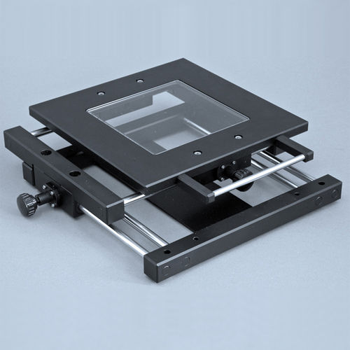 Platina de posicionamiento XY - 100-GS100-02 - OPTO - manual / compacta / para microscopio
