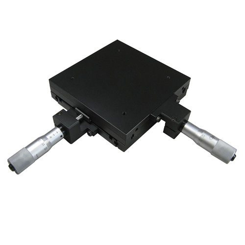 Platina de posicionamiento XY - 100-MS25-AN - OPTO - compacta