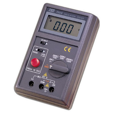Comprobador de aislamiento - TES-1600 - TES Electrical Electronic Corp. - de tensión / de continuidad / de resistencia de aislamiento