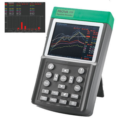 Registrador sin papel - PROVA-830 - TES Electrical Electronic Corp. - digital / de temperatura / de humedad