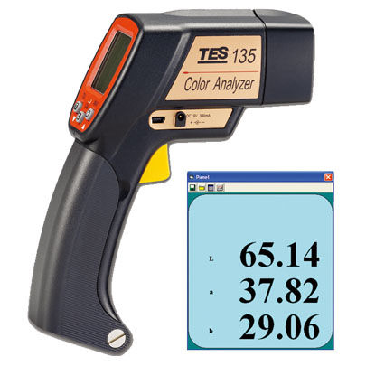 Colorímetro portátil - TES-135A - TES Electrical Electronic Corp. - para análisis de color
