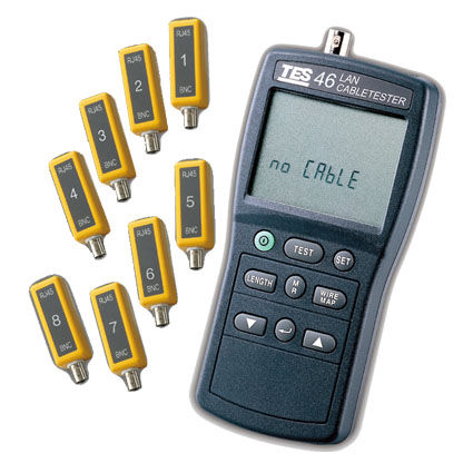 Comprobador de cableado - TES-46 - TES Electrical Electronic Corp. - para hardware / portátil / digital
