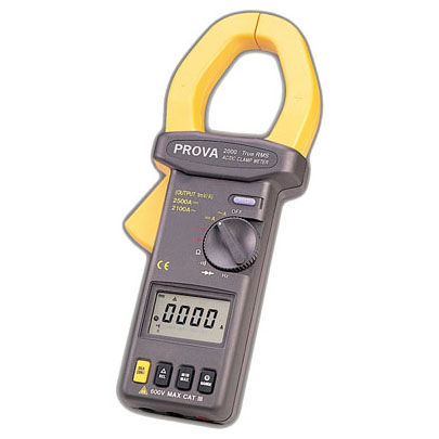 Multímetro pinza digital - PROVA-200 series - TES Electrical Electronic Corp. - portátil / 600 V / 2500 A